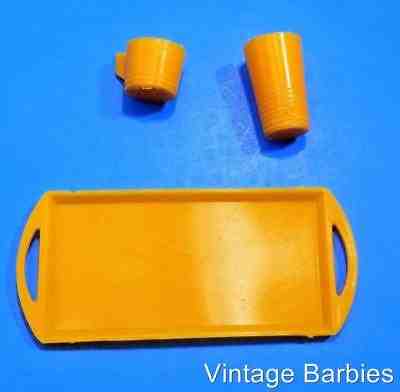 Barbie Doll Friendship Plane #8639 Serving Tray HTF ~ Vintage 1970's