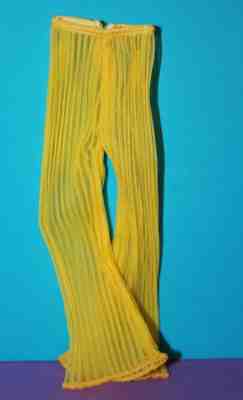 Vintage BARBIE Reproduction #1465 (1970) LEMON KICK Yellow Palazzo PANTS