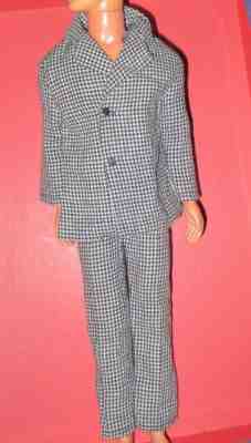 Vintage 1970 Mod Era Ken "Big Business" #1434 " JACKET  PANTS  "