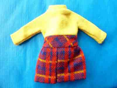 VINTAGE SKIPPER WOOLY WINNER DRESS #1746 (1970) 
