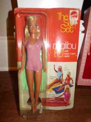 SunSet Malibu PJ #1187 Vintage 1970 Never removed from box Barbie doll