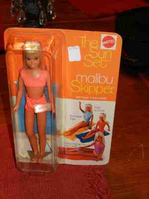 NEW in PACKAGE 1970 THE SUN SET MALIBU SKIPPER DOLL stock no.1069