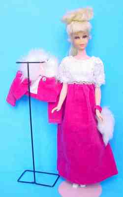 1970 GROWIN' PRETTY HAIR FRANCIE w/ WALTZ IN VELVET OUTFIT #1768 - BARBIE