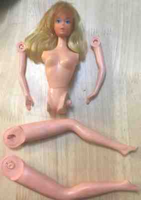 VINTAGE 1970's Mattel Sweet Sixteen Barbie Doll Parts Lot
