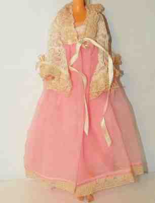 Francie 1194 Rise N Shine Sears Gift Set 1970 Robe Gown Talc Puff and Mirror LOT