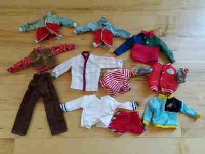 Lot Of Vintage Ken & Friends Barbie Doll Clothes Clothing 1970s 1980s Outfits