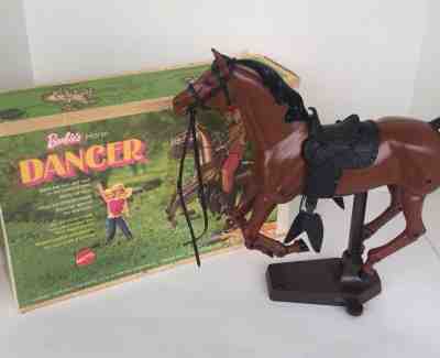 Vintage 1970 Mattel Barbie Horse Dancer In Original Box Play Set Saddle Harness