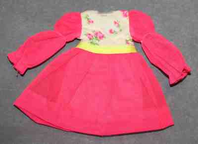 MINT VINTAGE SKIPPER 1970 BUDDING BEAUTY  #1731 SHEER ORGANDY DRESS-EXCELLENT