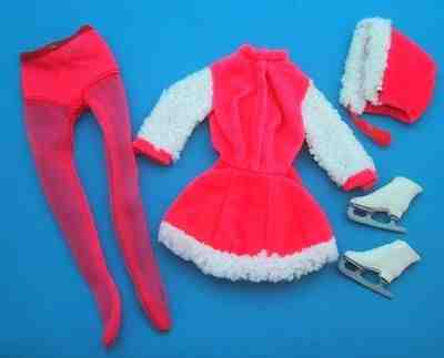 Vintage Barbie SKATE MATES Mod Outfit #1793  Dress  Doll Clothes 1970-71