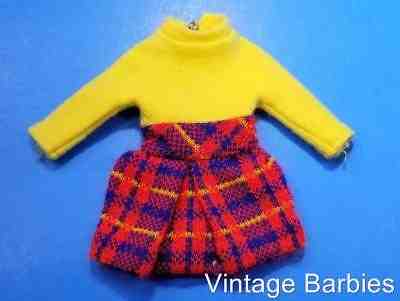 Skipper Doll Wooly Winner #1746 Dress Near Mint HTF ~ Vintage 1970's