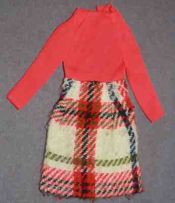 VINTAGE FRANCIE 1971 MIDI PLAID #3444 DRESS--NEAR EXCELLENT--READ AND SEE PHOTOS