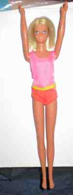 Vintage 1068 Francie Sun Set Malibu doll 1971-1972 & Swim suit 