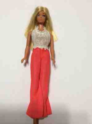 Vintage 1971 MOD Malibu PJ Doll Sun Tan Steffie Face Barbie Friend Blonde