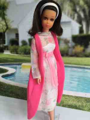 Vintage Barbie~ Francie ~ #3451 “Midi Duet” (1971-1972) ~ Dress & Vest Only ~HTF