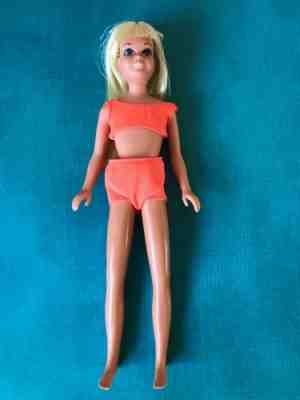 Mattel 1971 Mod SUN SET MALIBU SKIPPER Doll #1069 in Original Swimsuit - Japan