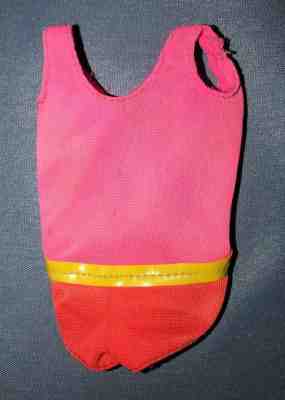 1971 Malibu Francie Barbie TNT Doll #1068 Original Red Pink Yellow Belt Swimsuit