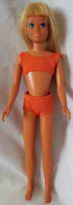 Mattel 1971 Mod SUN SET MALIBU SKIPPER Doll #1069 in Original Swimsuit - Japan