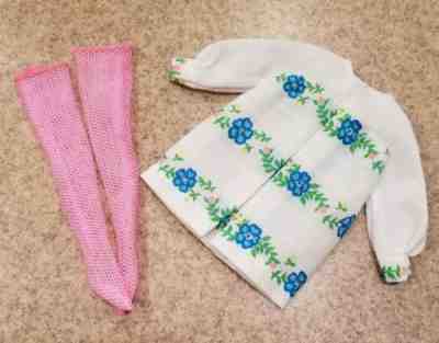 Vintage Barbie * FRANCIE * SUGAR SHEERS #1229 DRESS & NYLONS