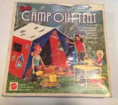 Vintage 1972  Barbie Camp Out Tent Almost Complete