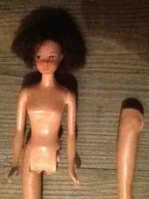 Vintage Barbie Quick Curl Francie nude doll seemingly HTF 1973-74 needs TLC