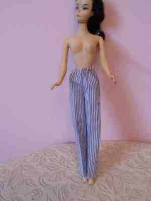BARBIE Vintage Mod 1974 Yellowstone Kelley Kelly Blue & White Striped Pants