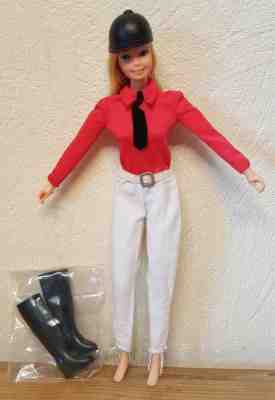 1978 Equestrienne Barbie # 9900 , superst Face , Busy Hands , european Special, 