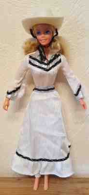 1981 Western Barbie # 3469 , superst Face , Busy Hands , european Special, 