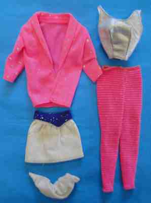 Vintage 1980's Barbie and the Rockers 1985 Set/Lot- Jacket, Blouse, Skirt, Pants