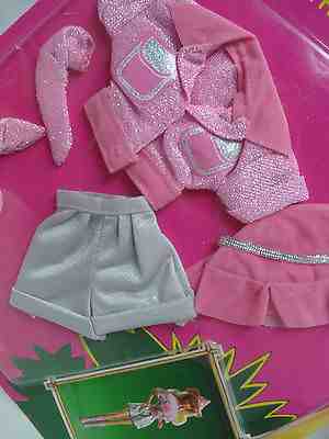 Vtg Barbie Superstar 80s Doll Clothes ANIMAL LOVIN FASHION 1593 1988 MOC NOS