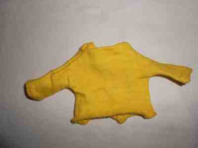 VINTAGE BARBIE FRANCIE 1965 CLAM DIGGERS #1258 YELLOW TOP SHIRT