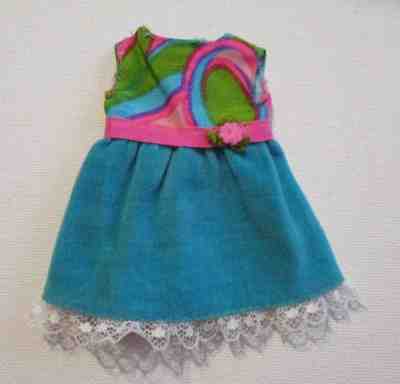 Vintage Barbie: SKIPPER #1748 Triple Treat Blue Velvet Dress