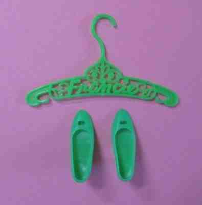 AUCTION Vintage Barbie FRANCIE - PAZAM! #1213 - Green Shoes w/ Cut Outs - Japan