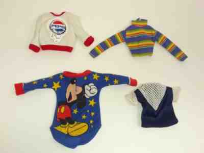 Vintage Barbie Clothes Pepsi Sweater Mickey Mouse Nightgown