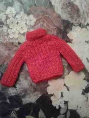 VINTAGE BARBIE *KEN* VERY HTF *MOUNTAIN HIKE* RED SWEATER #1427