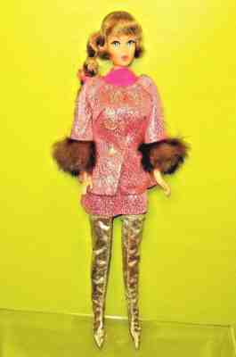 MOD ERA GOLDEN GROOVE GIFT SET TALKING BARBIE DOLL & CLOTHES SEARS EXCLUSIVE '69