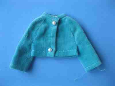 Vintage Barbie Doll Mod Skipper BLUE VELVET JACKET TRIPLE TREAT 1748 Clothes 
