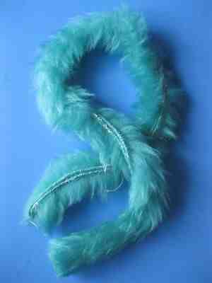 Vintage Barbie Doll Mod AQUA FUR BOA SILVER SERENADE HTF 3419 CLOTHES