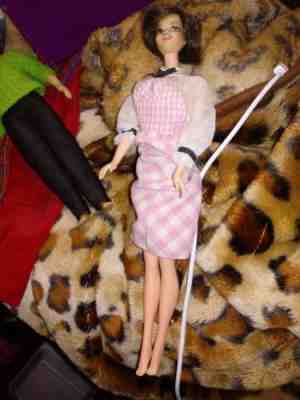 Brunette Casey head on Korean Barbie body Doll
