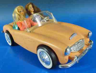 Vintage 1962  Barbie Austin Healey Irwin Mattel Her First Car Convertable NR yqz