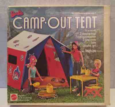 Vintage Barbie Camp Out Tent  1972  by Mattel  #4288