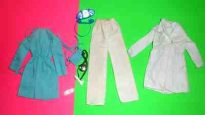 Vintage 1973 #7700 GUAG Get Ups 'N Go Doctor Barbie doll clothes Fashion mod
