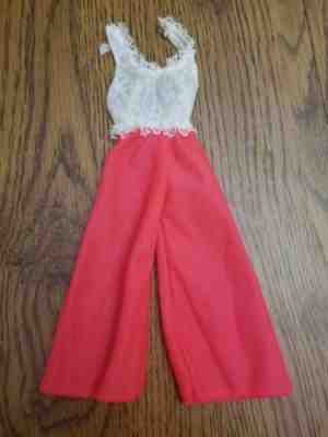 1974 VINTAGE ORIGINAL #7746 BARBIE BEST PALAZZO PANTS