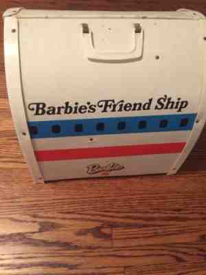 Vintage Barbie's Friend Ship United Airlines Airplane Mattel 70s Fold Out Plane