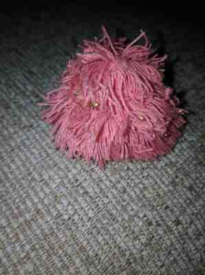 vintage Miss Barbie pink swim cap