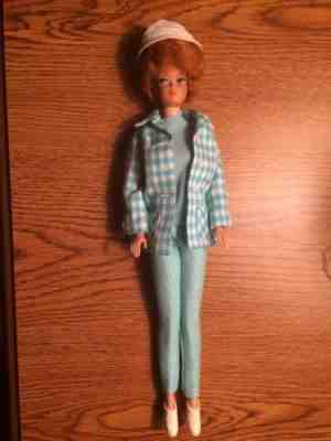 Vintage Mattel 1960’s Barbie Redhead Bubblecut With Complete #1637 Outdoor Life