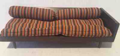 Vtg 50s Mattel MID CENTURY MODERN Wood SOFA Japan MCM barbie doll furniture