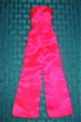VINTAGE BARBIE FOR FRANCIE 1237 SATIN HAPPENIN CLOTHES FASHION HOT PINK JUMPSUIT