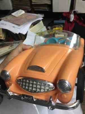 Vintage Mattel Barbie Doll 1962 Coral Austin Healy Convertible Car-Irwin- Nm