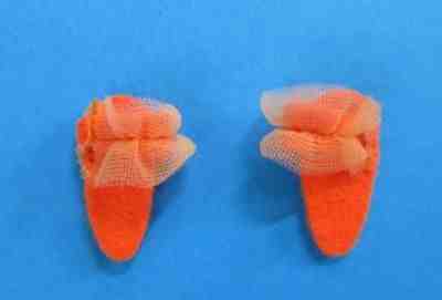 AUCTION Vintage Barbie FRANCIE - SNOOZE NEWS #1226 - Orange Slippers