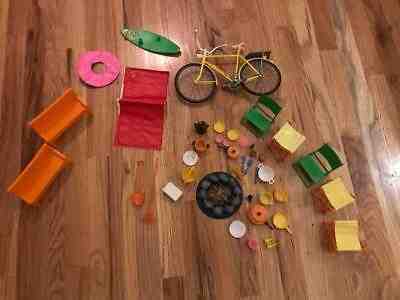 Vintage Barbie Accessories for Barbie Beach Bus, Country Camper, & Barbie Bike